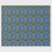 Papier Cadeau Impression d'art Iridescente avec design abstrait  (Plat)