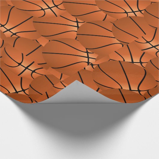 Papier Cadeau Impression de basket (Coin)