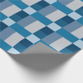 Papier Cadeau Impression de bloc couleur Gray and Blues (Coin)