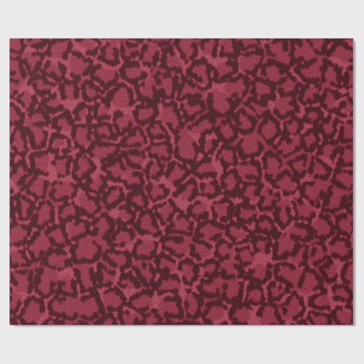 Papier Cadeau Impression de chat rose chaud (Plat)