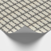 Papier Cadeau impression de courbes (Coin)