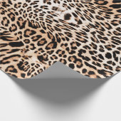 Papier Cadeau Impression de fourrure Leopard (Coin)