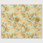 Papier Cadeau Impression de girafe mignonne (Plat)