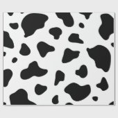 Papier Cadeau Impression de la vache (Plat)