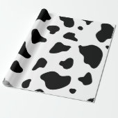 Papier Cadeau Impression de la vache (Déroulé)