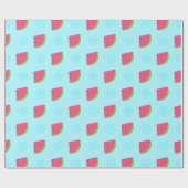 Papier Cadeau Impression de pastèque (Plat)