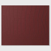 Papier Cadeau Impression de peau de crocodile rouge (Plat)