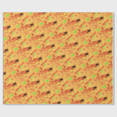 Papier Cadeau impression de poisson-chat (Plat)