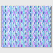 Papier Cadeau Impression de ruban de milieu de siècle - violet e (Plat)