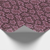 Papier Cadeau Impression de serpent rose (Coin)