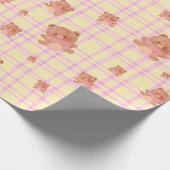 Papier Cadeau Impression de Teddy mignon (Coin)