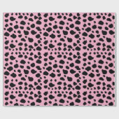 Papier Cadeau Impression de vache, Motif de vache, Spots de vach (Plat)