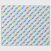Papier Cadeau impression des notions de couture (Plat)