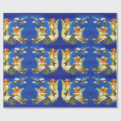 Papier Cadeau impression du bureau de la poste d'ange (Plat)