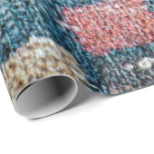 Papier Cadeau Impression du matériel de tapis (Coin rond)