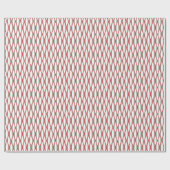 Papier Cadeau Impression du ruban du milieu du siècle - gris, bl (Plat)