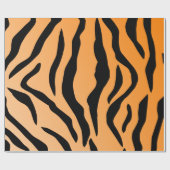 Papier Cadeau Impression Faux Tiger (Plat)