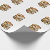 Papier Cadeau Impression feuille Excel Jésus 50 pages blanches B (Coin)