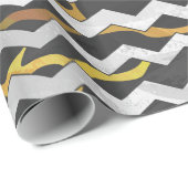 Papier Cadeau Impression Giraffe noir et jaune (Coin rond)