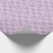 Papier Cadeau Impression Japonaise Violet Blanc Léger (Coin)