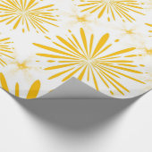 Papier Cadeau Impression jaune citron (Coin)