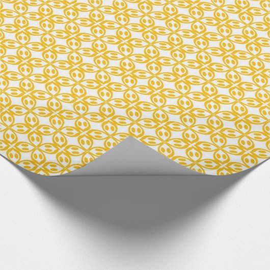 Papier Cadeau Impression jaune citron (Coin)