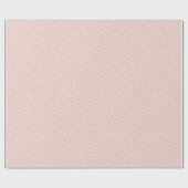 Papier Cadeau Impression léopard en rose (Plat)