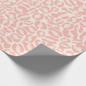 Papier Cadeau Impression léopard rose mignonne (Coin)
