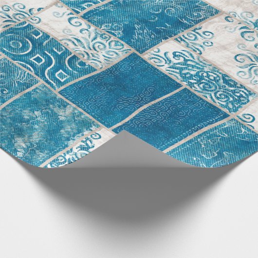 Papier Cadeau Impression motif de la surface composée de collage (Coin)