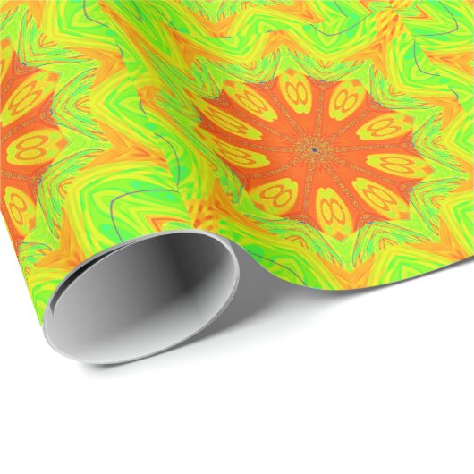 Papier Cadeau Impression Motif Samba (Coin rond)