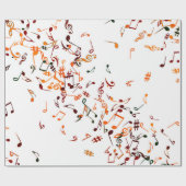 Papier Cadeau Impression musicale - taupe tan, multi (Plat)