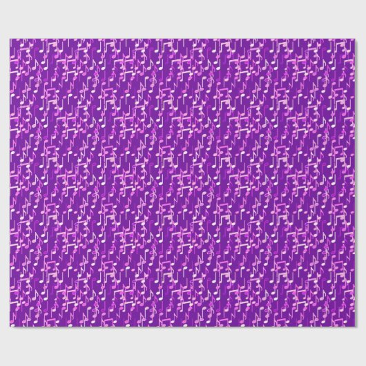 Papier Cadeau Impression musicale - violet violet, multi (Plat)