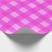 Papier Cadeau Impression Plantée en rose personnalisée (Coin)