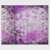 Papier Cadeau Impression rose damassé Abstraite (Plat)