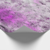 Papier Cadeau Impression rose damassé Abstraite (Coin)