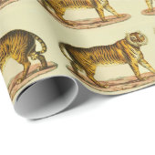 Papier Cadeau Impression tigre 1824 (Coin rond)
