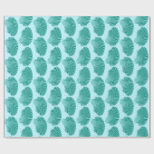 Papier Cadeau Impression, turquoise et aqua à coque de pétoncle (Plat)