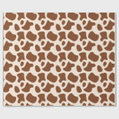 Papier Cadeau Impression Vache (Plat)