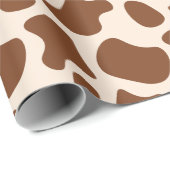 Papier Cadeau Impression Vache (Coin rond)
