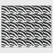 Papier Cadeau Impression Zebra (Plat)