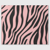 Papier Cadeau Impression Zebra (Plat)