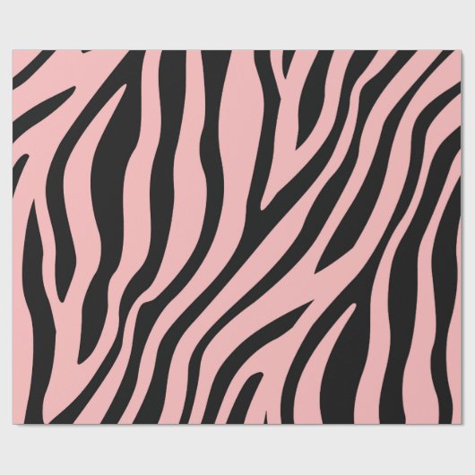 Papier Cadeau Impression Zebra (Plat)