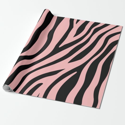 Papier Cadeau Impression Zebra (Déroulé)