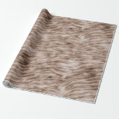 Papier Cadeau Impression Zebra Brown (Déroulé)