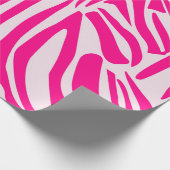 Papier Cadeau Impression zèbre rose (Coin)