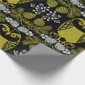 Papier Cadeau Impressions de choux d'art populaire (Coin)