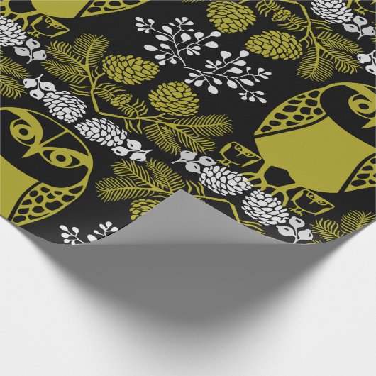Papier Cadeau Impressions de choux d'art populaire (Coin)