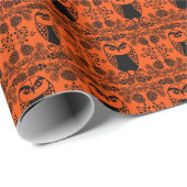 Papier Cadeau Impressions de choux d'art populaire (Coin rond)