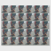 Papier Cadeau Imprimé/graphique en forme de chameau (Plat)