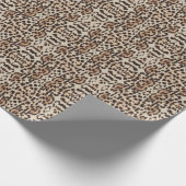 Papier Cadeau Imprimé Léopard Animal (Coin)